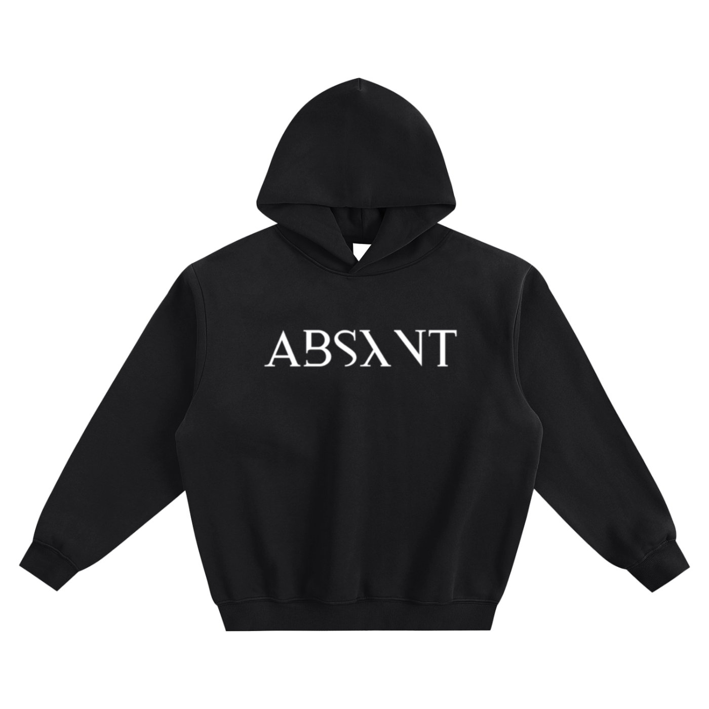 Absxnt Logo Fleeced Boxy Hoodie