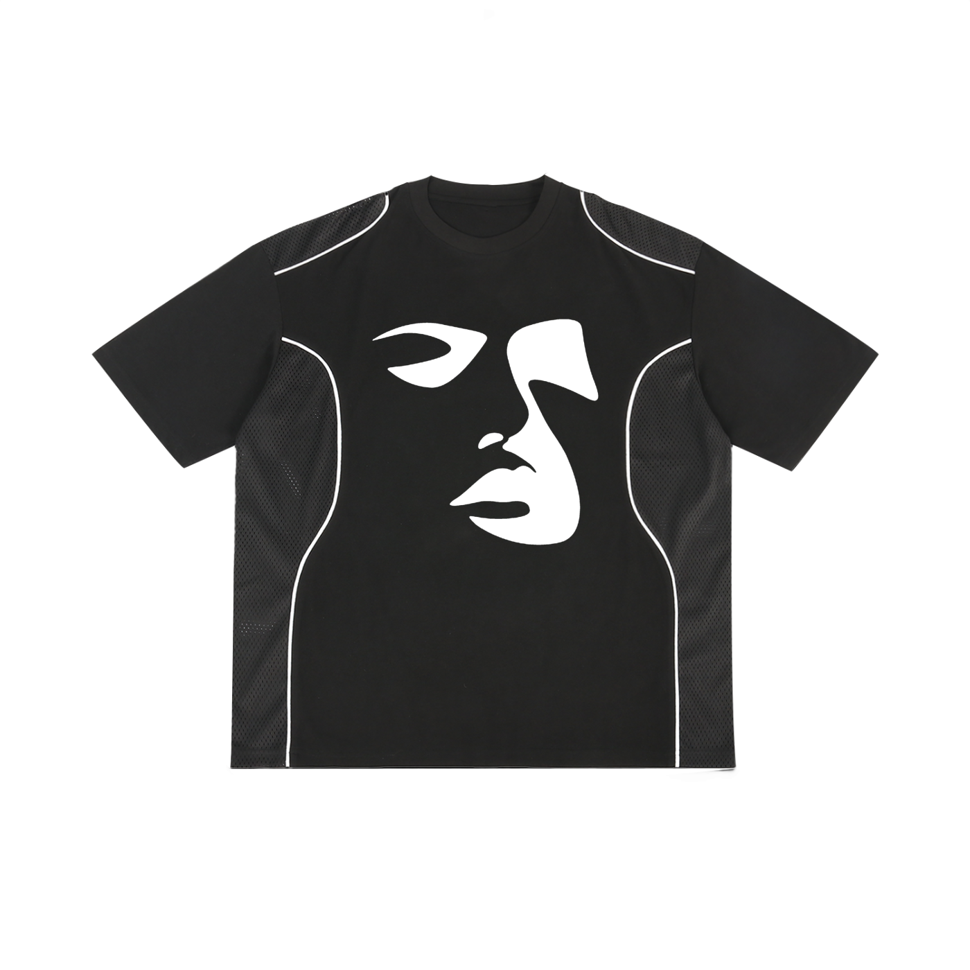 Absxnt Contrast Piped Panel T-Shirt