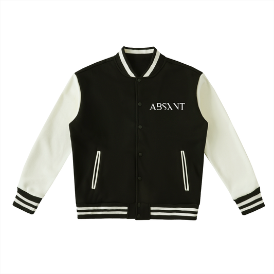Absxnt Two-Tone Fleeced Varsity Jacket
